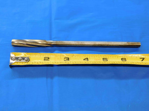 0.3937 O.D. HSS REAMER SPIRAL 6 FLUTE .3937 25/64 .4063 -.0126 UNDERSIZE 10 mm - JC3868OB4