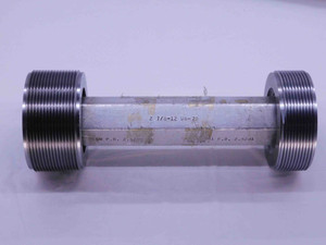 2 7/8 12 UN 2B THREAD PLUG GAGE 2.875 2.8750 GO NO GO P.D.'S = 2.8209 & 2.8291 - DW28668OB4