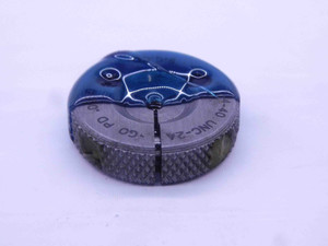 4 40 UNC 2A THREAD RING GAGE #4 .112 .1120 GO ONLY P.D. = .0950 INSPECTION CHECK - DW28680OB4