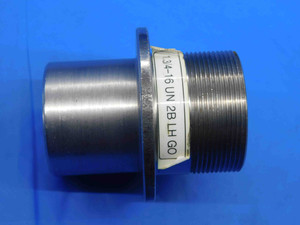 SHOP MADE 1 3/4 16 UN 2B LEFT HAND THREAD PLUG GAGE 1.75 L.H. GO ONLY CHECK - DW28725BC4 SHOP MADE 1 3/4 16 UN 2B LEFT HAND THREAD PLUG GAGE 1.75 L.H. GO ONLY CHECK - DW28725BC4