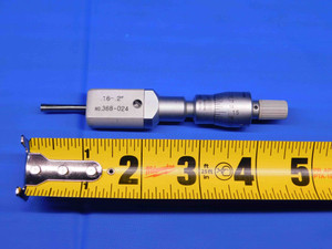 MITUTOYO NO.368-024 2-POINT HOLTEST VERNIER INSIDE MICROMETER .16 - .2 RANGE MIC