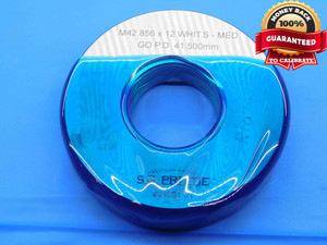 M42.856 X 12 WHIT.S-MED SOLID THREAD RING GAGE 42.856 GO ONLY P.D. = 41.500 - DW28846BC4