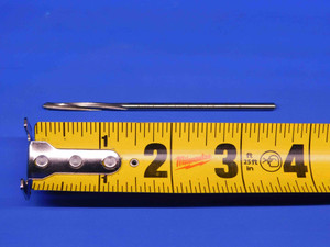 L&I 0.123 OD HSS REAMER SPIRAL 4 FL .123 .1230 1/8 .1250 -.0020 UNDERSIZE 3 mm - BR5840OB4