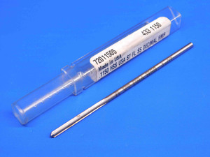 YANKEE 0.115 OD HSS REAMER 4 FL .115 .1150 1/8 .1250 -.0100 UNDERSIZE 3 mm USA - BR5901AY4