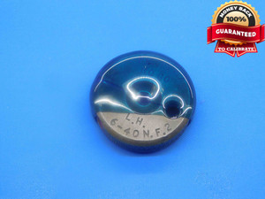 6 40 NF 2 LEFT HAND THREAD RING GAGE #6 .138 NO GO ONLY P.D. = .1194 UNF-2 L.H. - DW28929LVR
