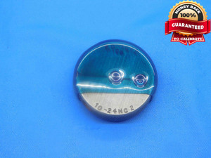 10 24 NC 2 BEFORE PLATE THREAD RING GAGE #10 .190 GO ONLY P.D. = .1612 UNC-2 - DW28930LVR