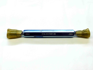 NEW 5/16 24 UNJF 3B VERMONT THREAD PLUG GAGE .3125 GO NO GO PD'S = .2854 & .2890 - JC4347VTG