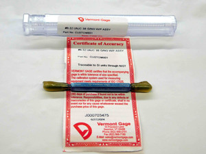 NEW 6 32 UNJC 3B VERMONT THREAD PLUG GAGE #6 .138 GO NO GO PD'S = .1177 & .1204 - JC4351VTG