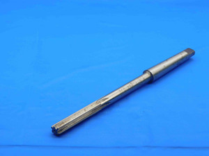 L&I 0.376 OD HSS REAMER MT1 SHANK 6 FL .376 .3760 3/8 .3750 +.0010 OVERSIZE - DW29179BP3