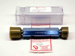 NEW 1" 20 UNEF 2B VERMONT THREAD PLUG GAGE 1.0 GO NO GO P.D.'S = .9675 & .9734 - DW29267VTG