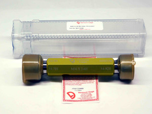 NEW M36 X 2 6H VERMONT THREAD PLUG GAGE 36 2.0 GO NO GO P.D.'S = 34.701 & 34.925 - DW29276VTG