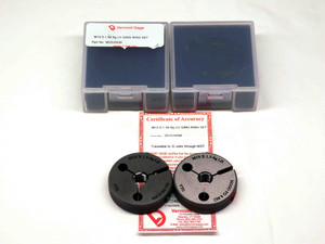 NEW M10 X 1.5 6g LEFT HAND VERMONT THREAD RING GAGES 10 GO NO GO = 8.994 & 8.862 - MS7050VTG