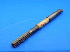 0.5643 OD HSS REAMER MT2 SHANK 8 FL .5643 9/16 .5625 +.0018 OVERSIZE MILLING - DW29315AL4