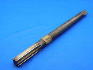 CLEVELAND 0.7631 OD HSS REAMER MT2 SHANK 8 FL .7631 49/64 .7500 +.0131 OVERSIZE - DW29317AL4