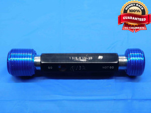 1 3/8 8 UN 2B THREAD PLUG GAGE 1.375 1.3750 GO NO GO P.D.'S = 1.2938 & 1.3031 - DW29378LVR