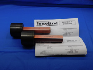 CERTIFIED 2 7/16 16 N 2A SET THREAD PLUG GAGE 2.4375 GO NO GO = 2.3952 & 2.3897 - DW29387TLC