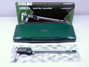 INSIZE #1108-200 ELECTRONIC DIGITAL CALIPER 0 - 8" RANGE .0005" GRADUATION 200mm - MS7058INS