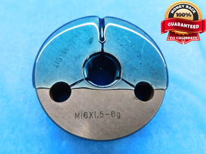 M16 X 1.5 6g METRIC THREAD RING GAGE 16.0 GO ONLY P.D. = 14.994 INSPECTION CHECK - BL0791CC