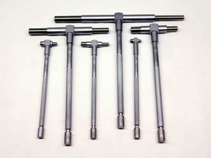 INSIZE #4206-1 6pc TELESCOPING GAGE SET 5/16 - 6" RANGE SATIN CHROME FINISH 6.0 - MS7079INS