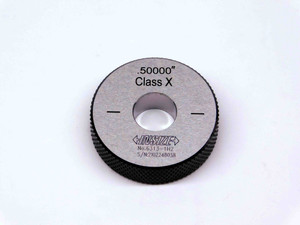 INSIZE .5000 CLASS X MASTER PLAIN BORE SETTING RING GAGE ONSIZE 1/2 #6313-1H2 - MS7084INS
