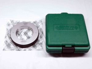 INSIZE 3" CLASS X MASTER PLAIN BORE SETTING RING GAGE 3.0 ONSIZE 76.2mm #6313-3 - MS7087INS