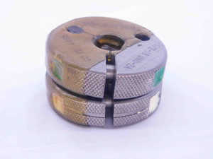 1/2 13 UNC 2A THREAD RING GAGES .5 .50 .500 GO NO GO P.D.'S = .4485 & .4435 - DT1041BURL