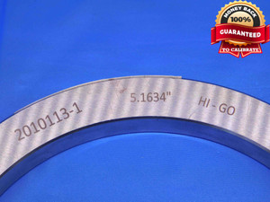 5.1634 MASTER PLAIN BORE RING GAGE 5.1563 +.0071 OVERSIZE 5 5/32 131 mm CHECK - BR6024BC4