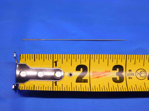 GLENBARD 0.0335 OD HSS CHUCKING REAMER 4 FLUTE .0335 1/32 .0313 +.0022 OVERSIZE - BR6072AL4