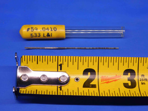 L&I 0.041 OD HSS REAMER 4 FL .041 .0410 1/32 .0313 +.0097 OVERSIZE #59 1 mm - BR6074AL4