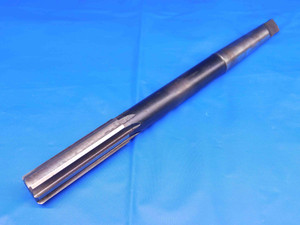 J&B 0.749 OD HSS REAMER MT2 SHANK 8 FL .749 .7490 .7500 -.0010 UNDERSIZE 19 mm - BR6113BP3