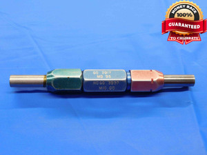 .3917 & .3937 CL X PIN PLUG GAGE GO NO GO .3906 +.0011 UNDERSIZE 25/64 10 mm - JC4598AZ4