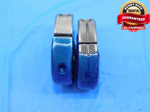 1/2 48 NS 3 THREAD RING GAGES .5 .50 .500 .5000 GO NO GO P.D.'S = .4865 & .4839 - DW29433BD4