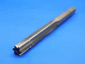 L&I 0.4999 OD HSS HAND REAMER 6 FL .4999 1/2 .5000 -.0001 UNDERSIZE .485" PILOT - JC4680AL4