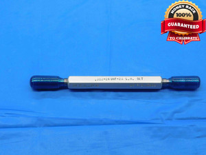 .312 24 UNF 2A LEFT HAND SET THREAD PLUG GAGE .3120 GO NO GO PDs = .2838 & .2801 - DW29871BG4