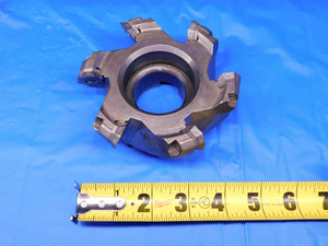 ISCAR 4" O.D. FACE MILL F45KT D4.0-1.50-R07-I 1 1/2 PILOT HOLDS 6 INSERTS 4.0 - BR6297AZ4