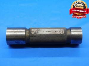 1.4375 & 1.4385 PIN PLUG GAGE GO NO GO ONSIZE 1 7/16 36.538 INSPECTION CHECK - DW30065LVR