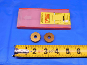 2 PCS DORIAN TOOL OS-25-HSB-CP STRAIGHT PATTERN KNURLING WHEEL 1" X 3/8 X 5/16 - BR6399BC4