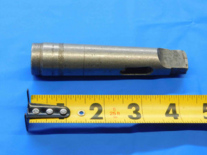 COLLIS MT#2 INSIDE TO MT#3 OUTSIDE MORSE TAPER ADAPTER SLEEVE 4 1/2 OAL MT2 MT3 - JC4947LVR