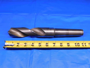MORSE 1.46 O.D. HSS TWIST DRILL BIT MORSE TAPER #4 SHANK 4 1/2 LOC MT4 USA MADE - BR6469BF4