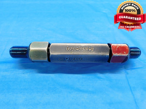 7/16 20 NF 2 THREAD PLUG GAGE .4375 GO NO GO P.D.'S = .4050 & .4086 UNF-2 CHECK - BL0920CC