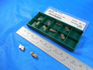 10 PC NEW TOOL FLO TF24735 FLTBP 2L .048P 35' X 0' GP3 CARBIDE TOP NOTCH INSERTS