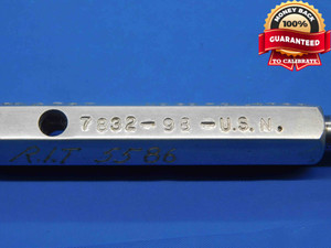 1/2 32 NS 2 SET THREAD PLUG GAGE .5 .50 .500 GO NO GO P.D.'S = .4797 & .4761 - DW30576BK4