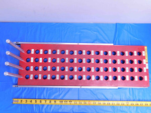 56 SLOT RACK HOLDER FOR SANDVIK COROMANT CAPTO C3 SHANK TOOLS 4 POSTS AND RAILS