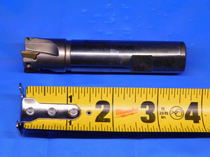 TAEGUTEC 7/8 DIA. SQUARE SHOULDER INDEXABLE END MILL TE90AX D.88-W.75-09 3 FLUTE - BR6714BA4