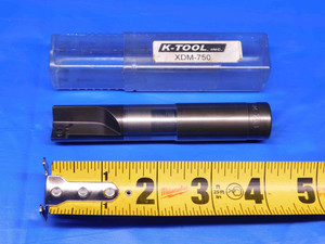 K TOOL 3/4 DIA. SQUARE SHOULDER INDEXABLE END MILL XDM-750 SINGLE FL .75 CNC - BR6751BM4