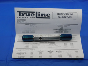 CERTIFIED 11/16 24 UNEF 2A SET THREAD PLUG GAGE .6875 GO NO GO = .6592 & .6552 - DW30835TLC CERTIFIED 11/16 24 UNEF 2A SET THREAD PLUG GAGE .6875 GO NO GO = .6592 & .6552 - DW30835TLC
