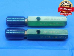 .830 36 NS 3 SET THREAD PLUG GAGE .83 .8300 GO NO GO P.D.'S = .8120 & .8087 - DW30894BK4