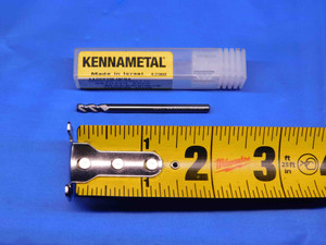 NEW KENNAMETAL 1/8 O.D. CORNER RADIUS CARBIDE END MILL 3 FL AADE0125J3CRA .125 - BR6810BC4