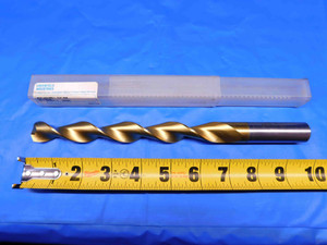 NEW C-L 0.758 O.D. TiN HSS TAPER LENGTH TWIST DRILL BIT 3/4 SHANK 7 1/2 LOC .758 - BR6827AX4