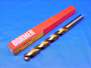 NEW DORMER 7/16 O.D. TiN HSS JOBBER TWIST DRILL BIT A5107/16 3.7008 LOC .4375 - BR6834AX4